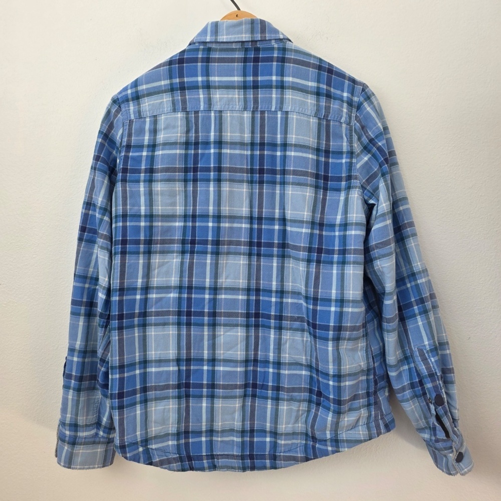 LL Bean Women's Fleece-Lined Snap-Front Plaid Flannel Shirt - XS - Picture 3 of 6